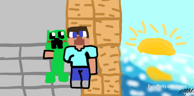 Minecraft in my style😅