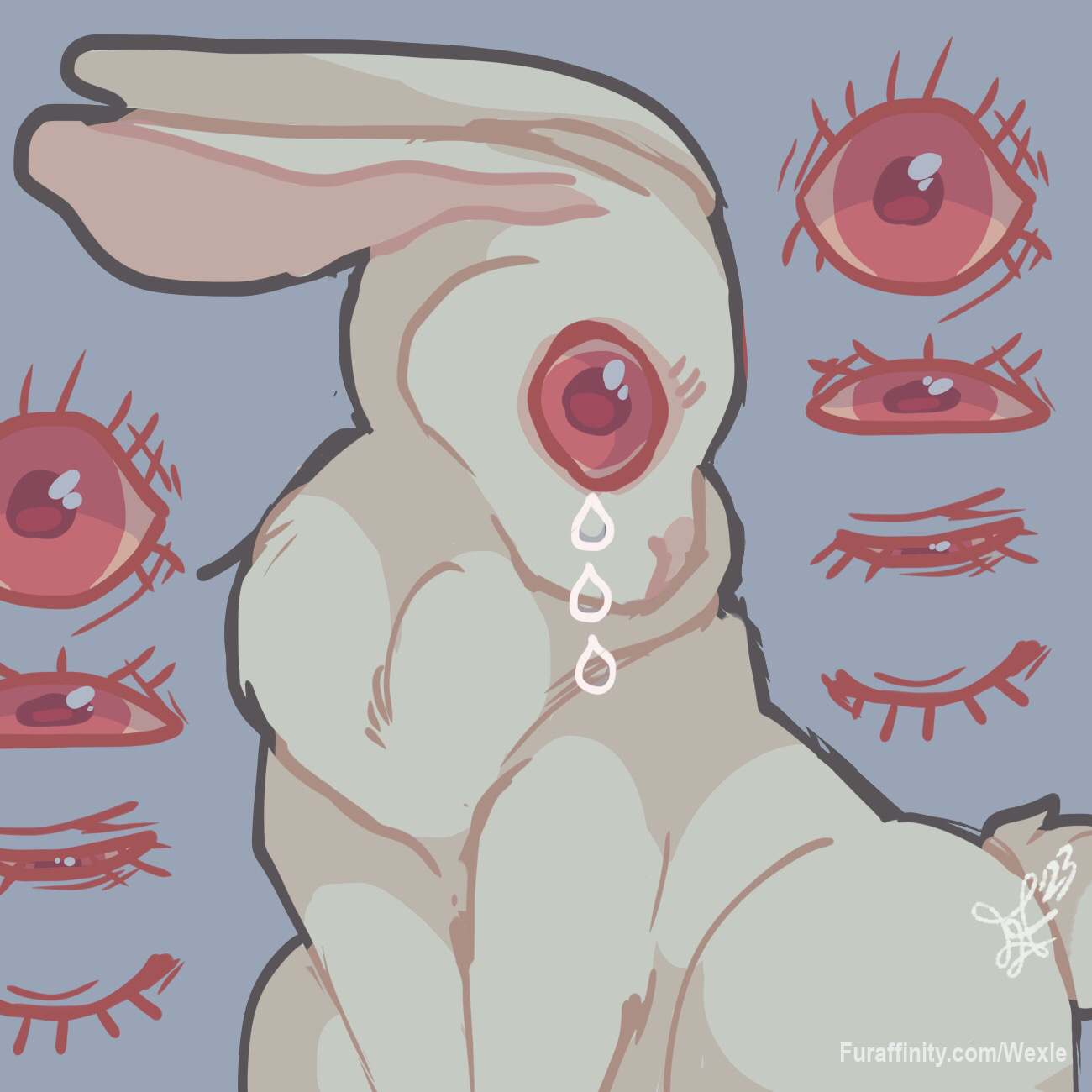 Rabbits have always been a muse for me, here's one I made not too long ago! :^)
